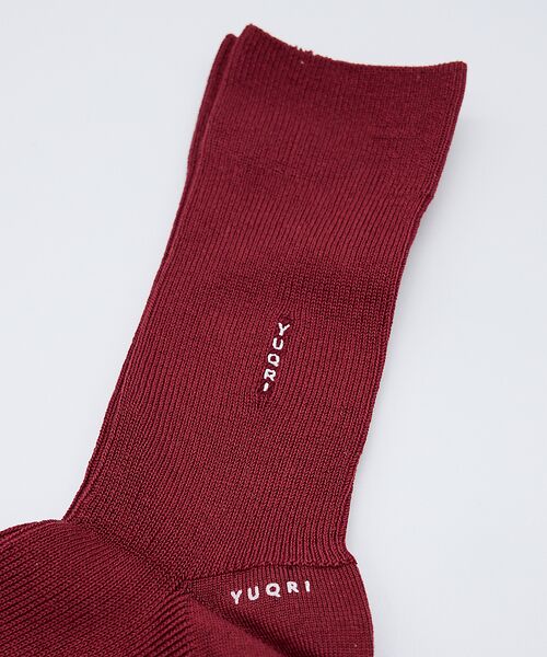 ABAHOUSE / アバハウス ソックス | 【YUQRI/ユクリ】Silky/定番ソックス/オールシーズン/ユニセックス | 詳細1
