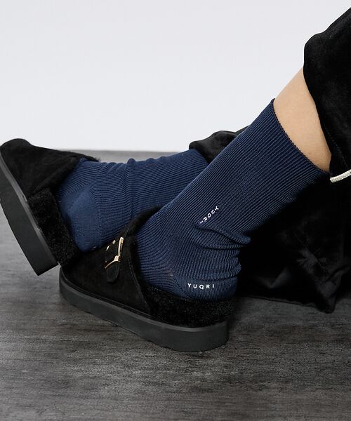 ABAHOUSE / アバハウス ソックス | 【YUQRI/ユクリ】Silky/定番ソックス/オールシーズン/ユニセックス | 詳細2