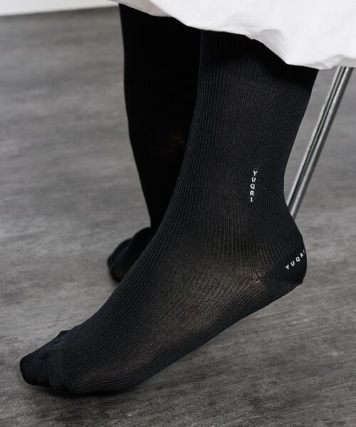 ABAHOUSE / アバハウス ソックス | 【YUQRI/ユクリ】Silky/定番ソックス/オールシーズン/ユニセックス | 詳細10