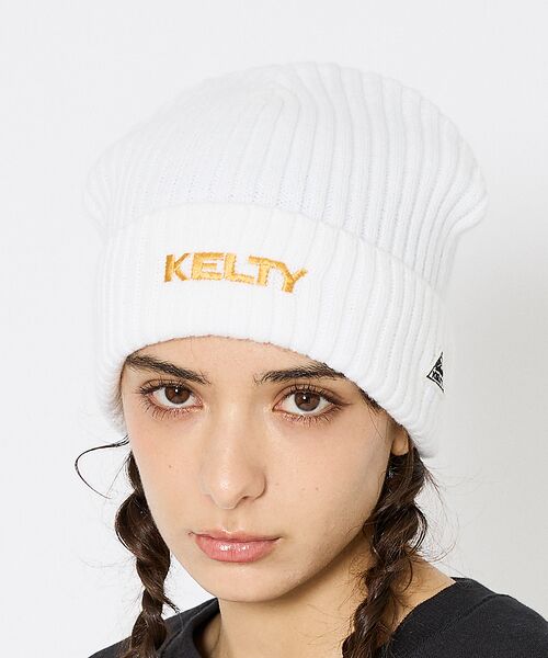 ABAHOUSE/アバハウス 【KELTY / ケルティ】Embroidery Logo Knit Cap / ホワイト F ABAHOUSE/アバハウス 【KELTY / ケルティ】Embroidery Logo Knit Cap / ホワイト F