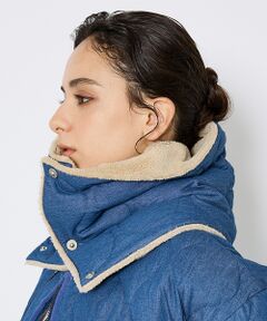 ABAHOUSE / アバハウス マフラー・ショール・スヌード・ストール | 【TAION / タイオン】ミリタリー リバーシブル ダウンネックウォーマー/リ