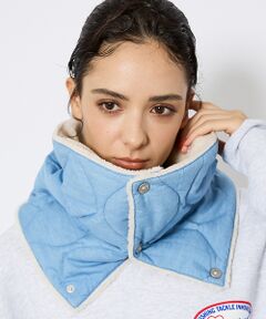 ABAHOUSE / アバハウス マフラー・ショール・スヌード・ストール | 【TAION / タイオン】ミリタリー リバーシブル ダウンネックウォーマー/リ