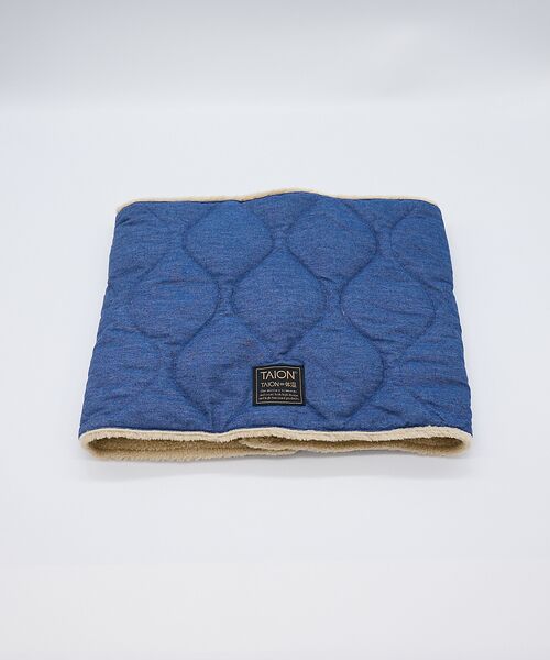 ABAHOUSE / アバハウス マフラー・ショール・スヌード・ストール | 【TAION / タイオン】ミリタリー リバーシブル ダウンネックウォーマー/リ | 詳細3