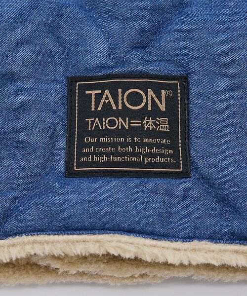 ABAHOUSE / アバハウス マフラー・ショール・スヌード・ストール | 【TAION / タイオン】ミリタリー リバーシブル ダウンネックウォーマー/リ | 詳細4