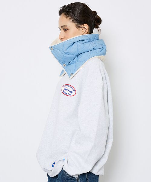 ABAHOUSE / アバハウス マフラー・ショール・スヌード・ストール | 【TAION / タイオン】ミリタリー リバーシブル ダウンネックウォーマー/リ | 詳細5