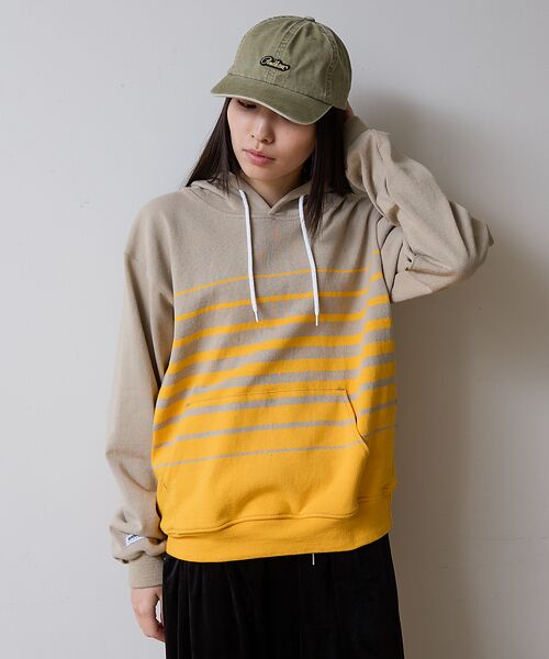 ABAHOUSE / アバハウス パーカー | BARBARIAN 12ozHEAVY WEIGHTパーカー/ボーダー/ユニセッ | 詳細1