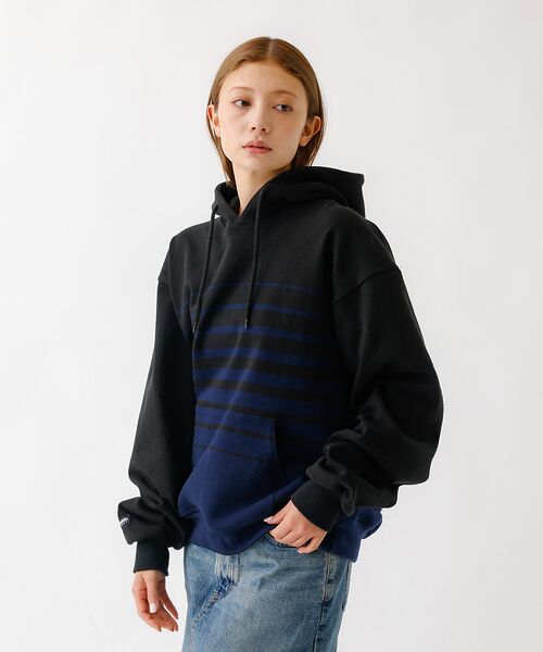 ABAHOUSE / アバハウス パーカー | BARBARIAN 12ozHEAVY WEIGHTパーカー/ボーダー/ユニセッ | 詳細7