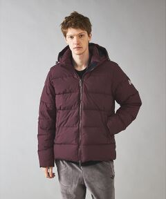 お値下げ【CROCODILE】 ダウンジャケットコートワインレッド新品タグ付 クロコダイルから”フランスを羽織る 贅沢ダウン”登場 フレンチ