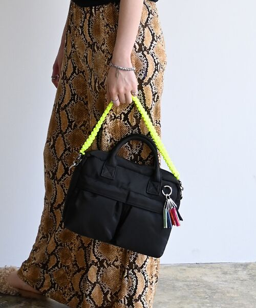 ABAHOUSE / アバハウス ボストンバッグ | 【cheek / チーク】W pocket 3way boston / ダブルポ | 詳細6