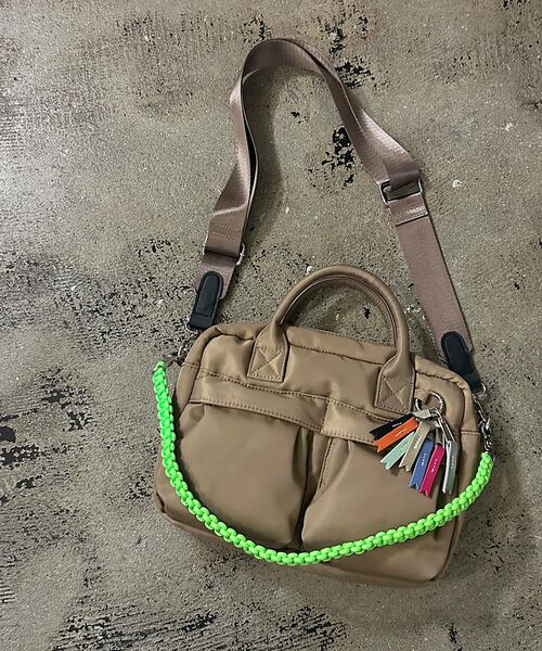 ABAHOUSE / アバハウス ボストンバッグ | 【cheek / チーク】W pocket 3way boston / ダブルポ | 詳細11