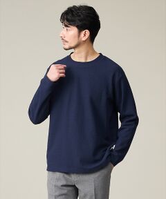 ABAHOUSE / アバハウス Tシャツ | ダブルジャージ 鹿の子 プルオーバー