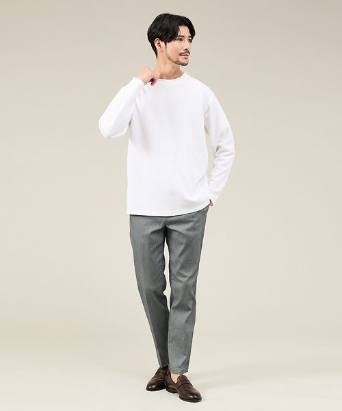 ABAHOUSE / アバハウス Tシャツ | ダブルジャージ 鹿の子 プルオーバー | 詳細1