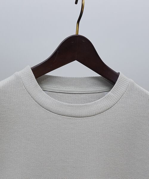 ABAHOUSE / アバハウス Tシャツ | ダブルジャージ 鹿の子 プルオーバー | 詳細15