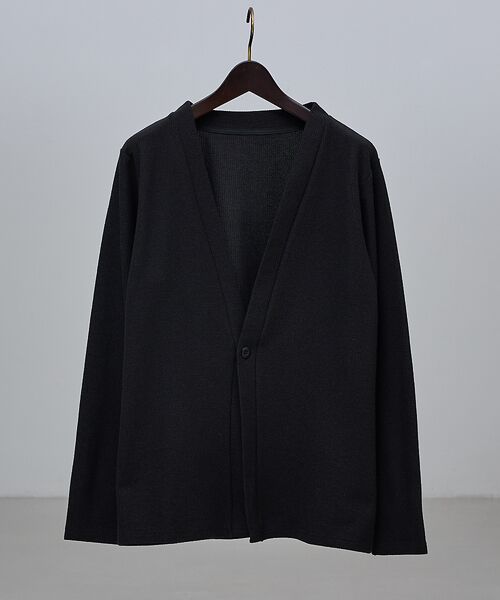 ABAHOUSE / アバハウス カーディガン・ボレロ | ダブルジャージ 鹿の子 ワンボタンカーディガン | 詳細9
