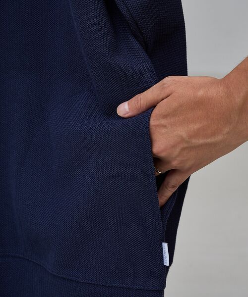 ABAHOUSE / アバハウス パーカー | ダブルジャージ 鹿の子 ジップパーカー | 詳細12