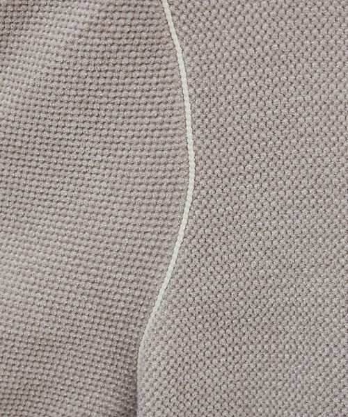 ABAHOUSE / アバハウス ニット・セーター | ダブルフェイス モールカノコ プルオーバー ライン切替えニット | 詳細5