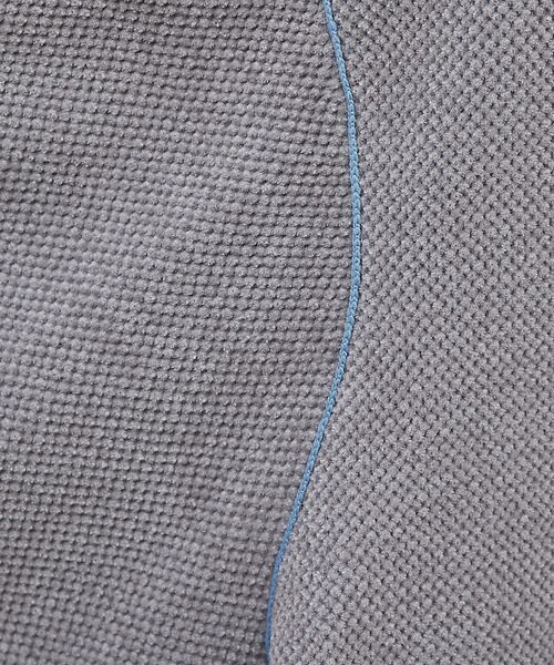 ABAHOUSE / アバハウス ニット・セーター | ダブルフェイス モールカノコ プルオーバー ライン切替えニット | 詳細8