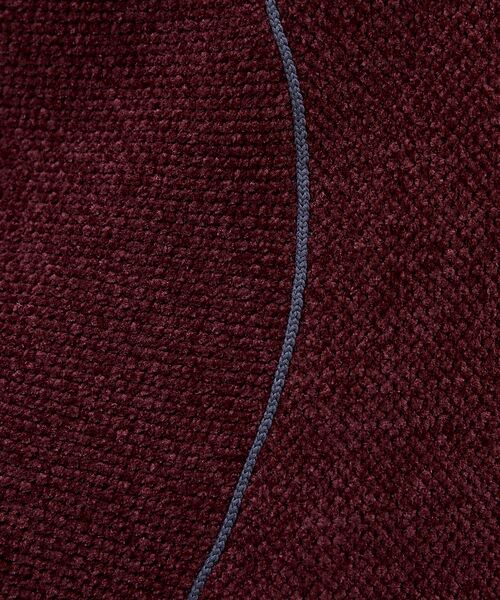 ABAHOUSE / アバハウス ニット・セーター | ダブルフェイス モールカノコ プルオーバー ライン切替えニット | 詳細20