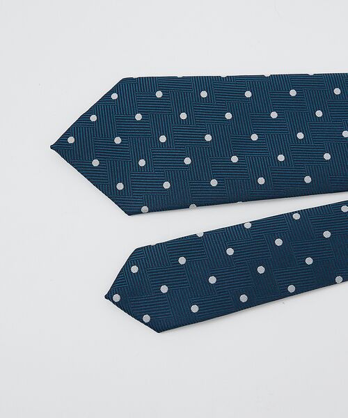 ABAHOUSE / アバハウス ネクタイ | 【ウォッシャブル】ドットヘリンボン ネクタイ | 詳細2