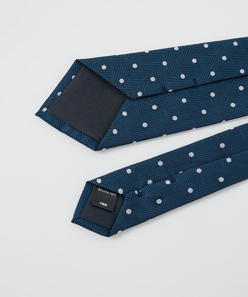 ABAHOUSE / アバハウス ネクタイ | 【ウォッシャブル】ドットヘリンボン ネクタイ | 詳細3