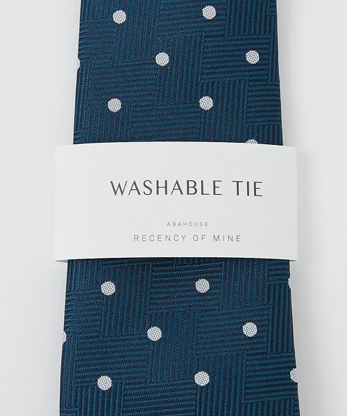 ABAHOUSE / アバハウス ネクタイ | 【ウォッシャブル】ドットヘリンボン ネクタイ | 詳細4