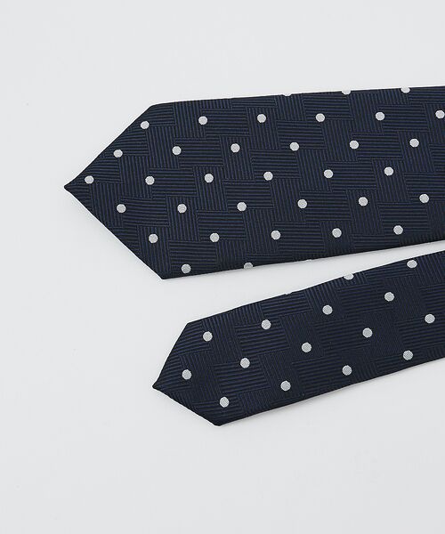 ABAHOUSE / アバハウス ネクタイ | 【ウォッシャブル】ドットヘリンボン ネクタイ | 詳細10