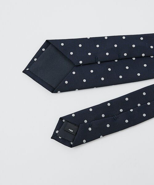 ABAHOUSE / アバハウス ネクタイ | 【ウォッシャブル】ドットヘリンボン ネクタイ | 詳細11