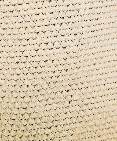 ABAHOUSE / アバハウス パーカー | シェルニット ダブルジップパーカー | 詳細1