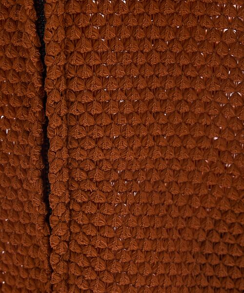 ABAHOUSE / アバハウス パーカー | シェルニット ダブルジップパーカー | 詳細4