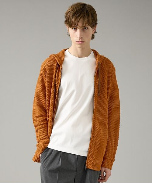 ABAHOUSE / アバハウス パーカー | メッシュニット ダブルジップパーカー | 詳細11