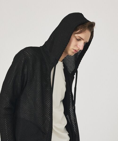 ABAHOUSE / アバハウス パーカー | メッシュニット ダブルジップパーカー | 詳細26