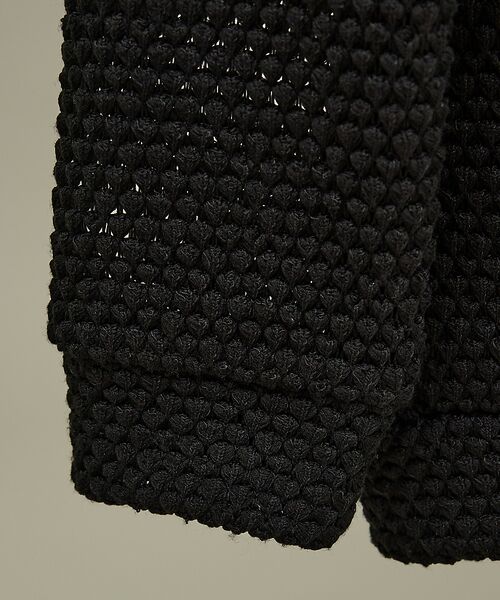 ABAHOUSE / アバハウス パーカー | シェルニット ダブルジップパーカー | 詳細10