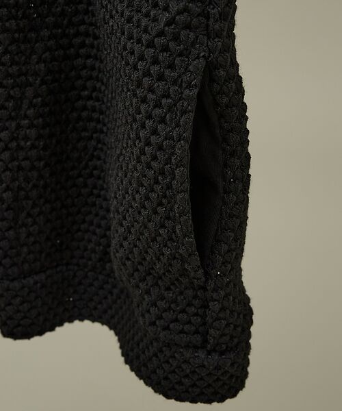 ABAHOUSE / アバハウス パーカー | シェルニット ダブルジップパーカー | 詳細11