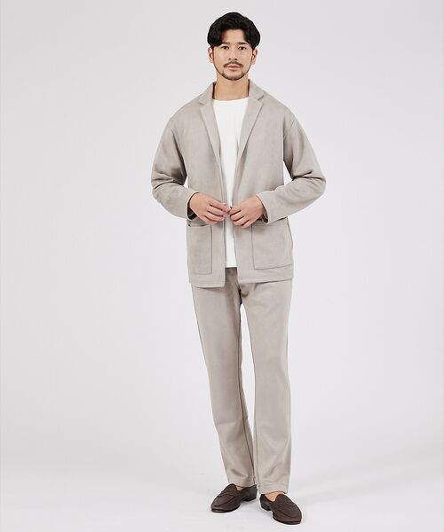 ABAHOUSE / アバハウス カーディガン・ボレロ | 【セットアップ対応】ネオスエード ジャケット カーディガン / ダンボールニット | 詳細10