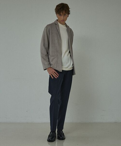 ABAHOUSE / アバハウス カーディガン・ボレロ | 【セットアップ対応】ネオスエード ジャケット カーディガン / ダンボールニット | 詳細8