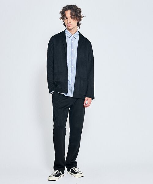 ABAHOUSE / アバハウス カーディガン・ボレロ | 【セットアップ対応】ネオスエード ジャケット カーディガン / ダンボールニット | 詳細20