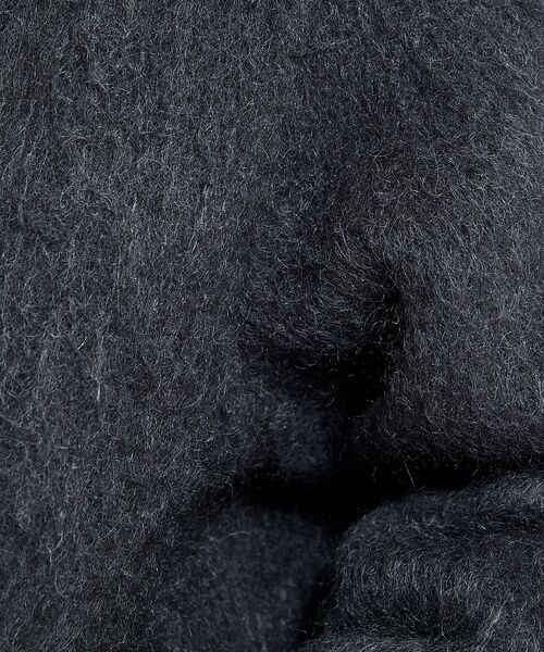 ABAHOUSE / アバハウス ブルゾン | ウール×モヘア シャギー スタンドカラーブルゾン | 詳細8