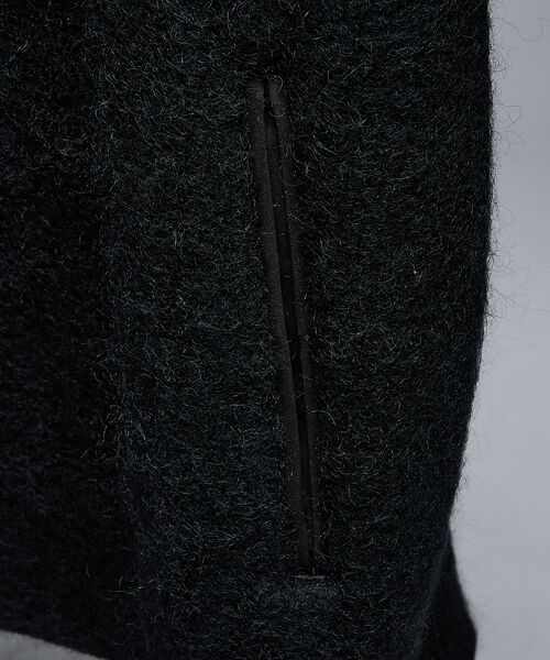 ABAHOUSE / アバハウス ブルゾン | ウール×モヘア シャギー スタンドカラーブルゾン | 詳細20