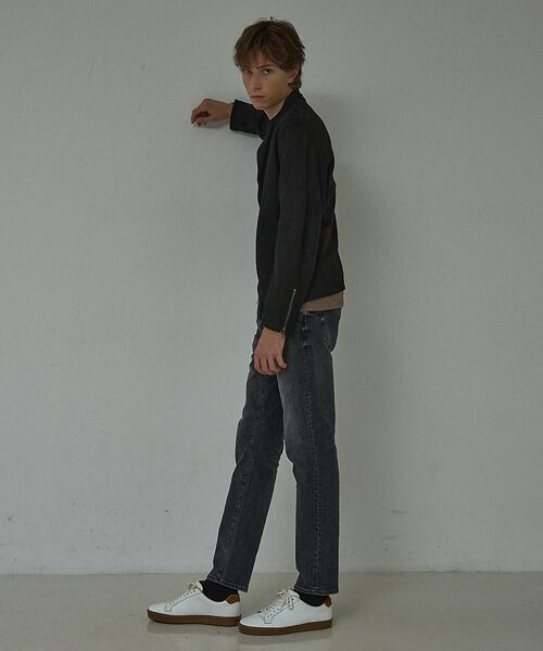 ABAHOUSE / アバハウス ブルゾン | 【セットアップ対応】ネオスエード ライダースジャケット / ダンボールニット | 詳細20