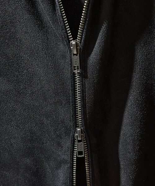 ABAHOUSE / アバハウス ブルゾン | 【セットアップ対応】ネオスエード ライダースジャケット / ダンボールニット | 詳細10