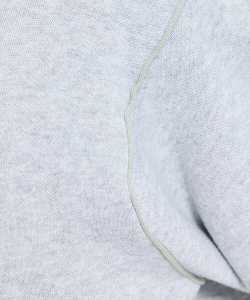 ABAHOUSE / アバハウス ニット・セーター | 【リバーシブルカラー】14Gコットン ニットスウェット / クルーネックプルオー | 詳細1