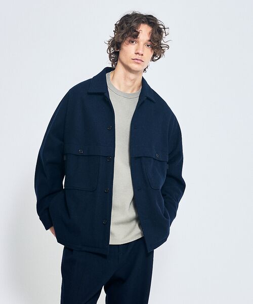 ABAHOUSE / アバハウス ニット・セーター | 【リバーシブルカラー】14Gコットン ニットスウェット / クルーネックプルオー | 詳細11