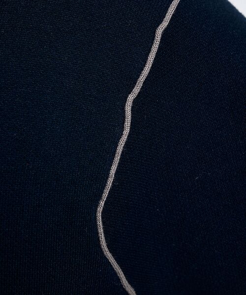 ABAHOUSE / アバハウス ニット・セーター | 【リバーシブルカラー】14Gコットン ニットスウェット / クルーネックプルオー | 詳細24