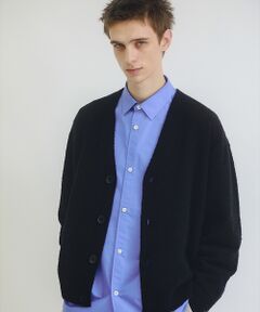 ABAHOUSE / アバハウス カーディガン・ボレロ | ウールミックス ブークレーニット カーディガン