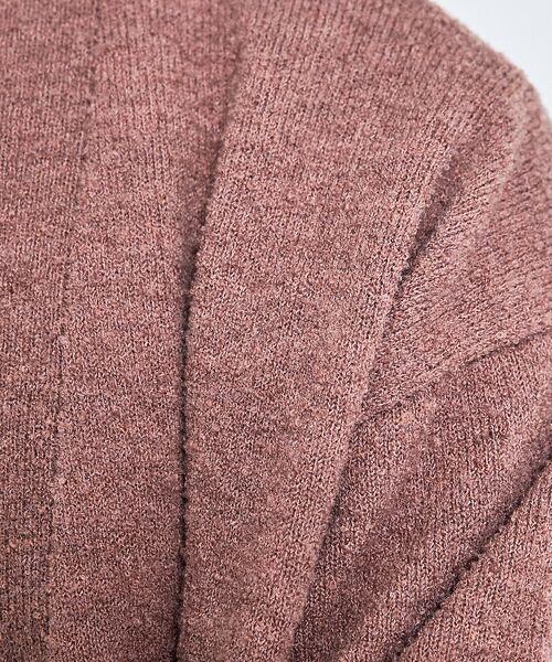 ABAHOUSE / アバハウス カーディガン・ボレロ | ウールミックス ブークレーニット カーディガン | 詳細2