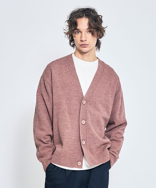 ABAHOUSE / アバハウス カーディガン・ボレロ | ウールミックス ブークレーニット カーディガン | 詳細3