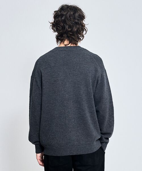 ABAHOUSE / アバハウス カーディガン・ボレロ | ウールミックス ブークレーニット カーディガン | 詳細9