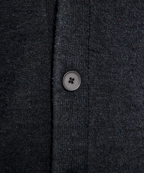 ABAHOUSE / アバハウス カーディガン・ボレロ | ウールミックス ブークレーニット カーディガン | 詳細12