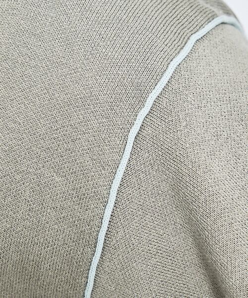 ABAHOUSE / アバハウス パーカー | 【リバーシブルカラー】14Gコットン ニット ZIPパーカー | 詳細5