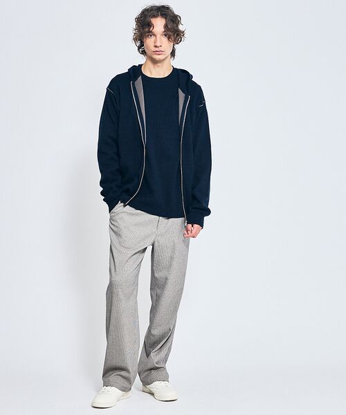 ABAHOUSE / アバハウス パーカー | 【リバーシブルカラー】14Gコットン ニット ZIPパーカー | 詳細24